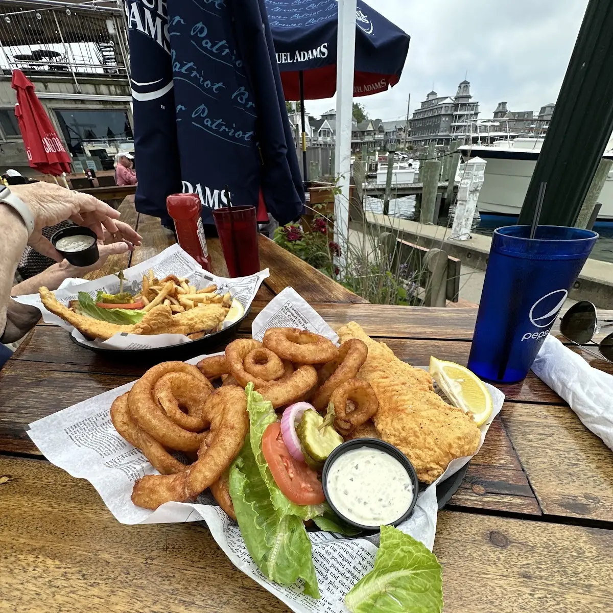 Fish & Chips with Onion Rings