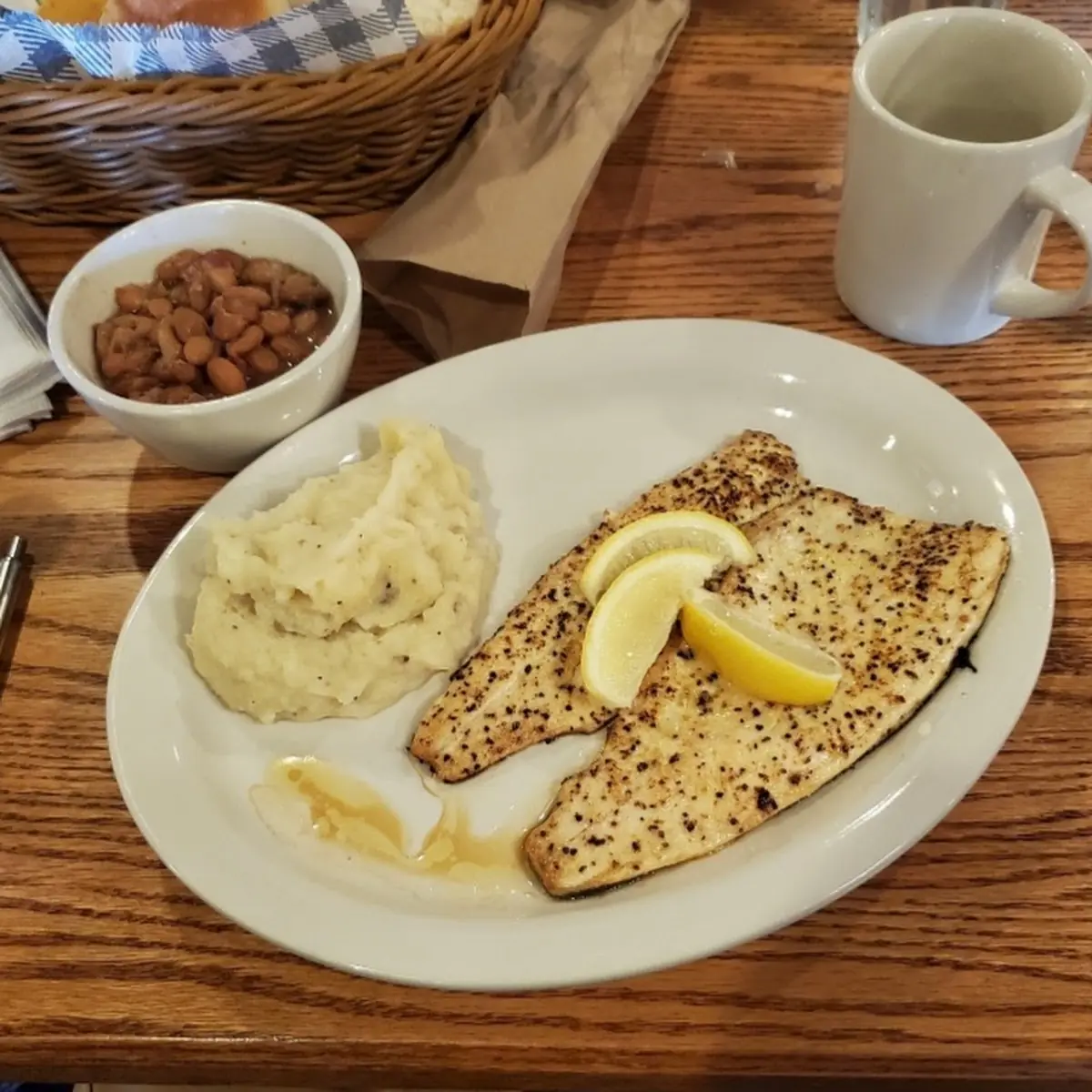 Lemon Pepper Grilled Rainbow Trout