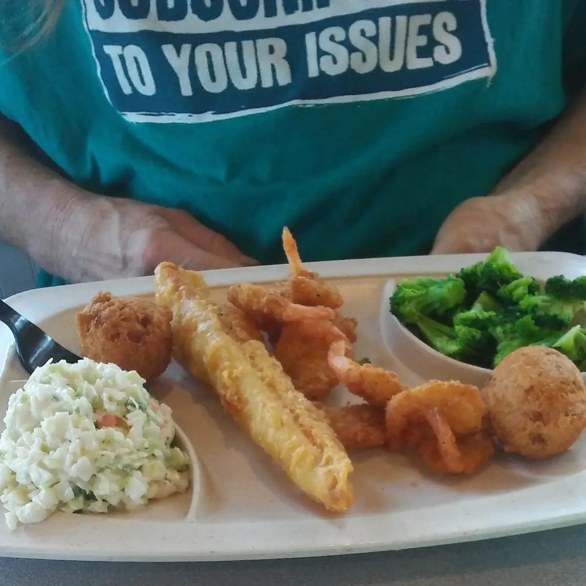 5 99 Crispy Shrimp and Fish
