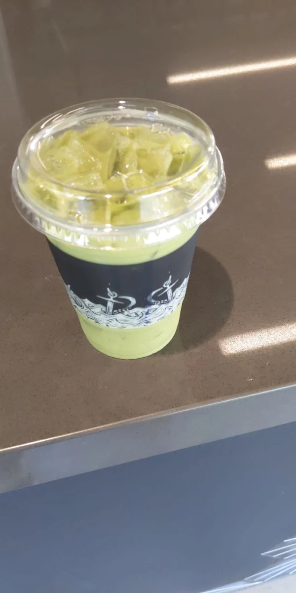 Iced Pistachio Matcha Latte