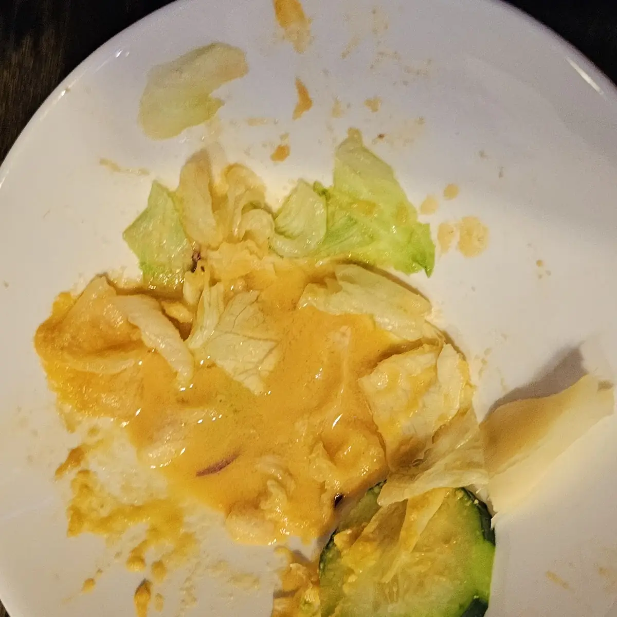 Garden Salad with Ginger Dressing
