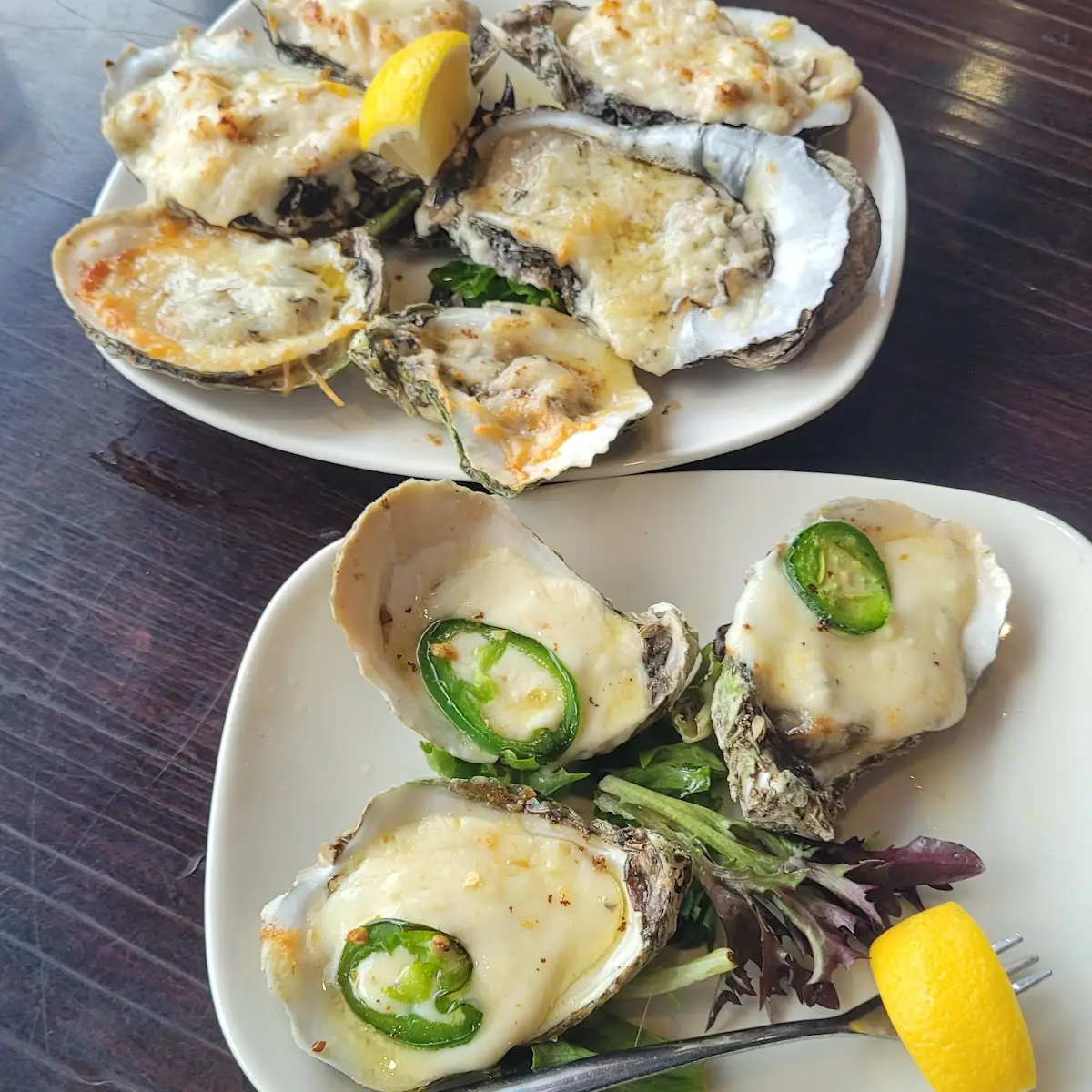 Garlic Parmesan Oysters