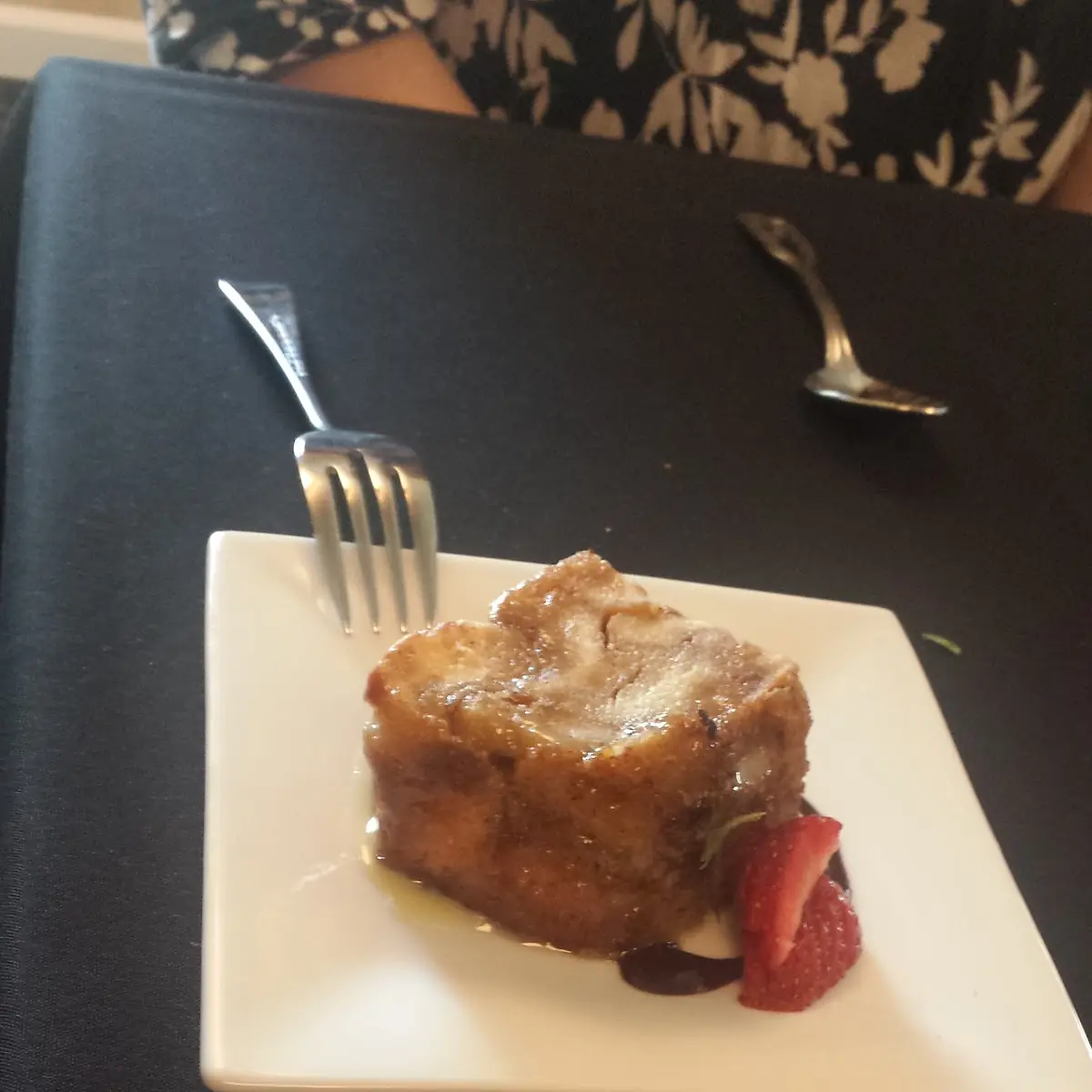 White Chocolate Bread Pudding