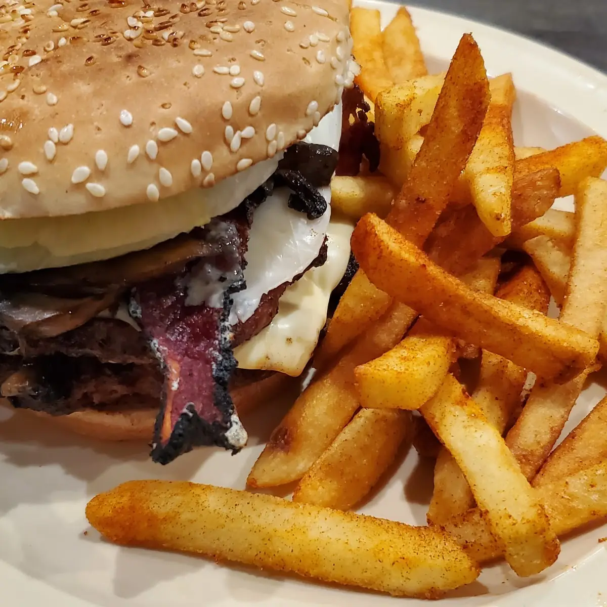 Double Cheeseburger with Fries