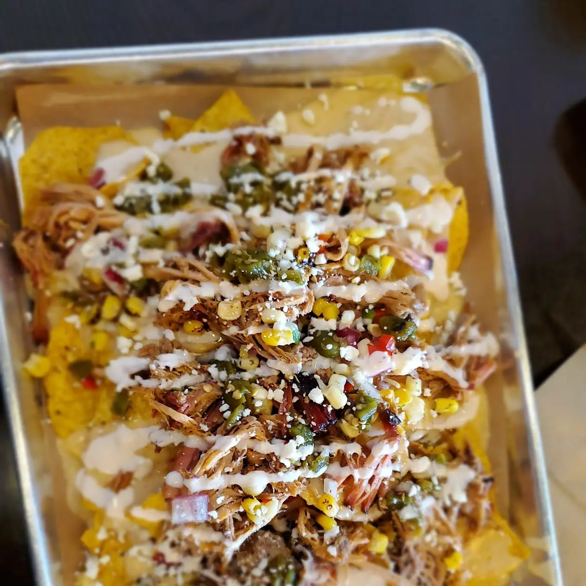 Pork BBQ Nachos