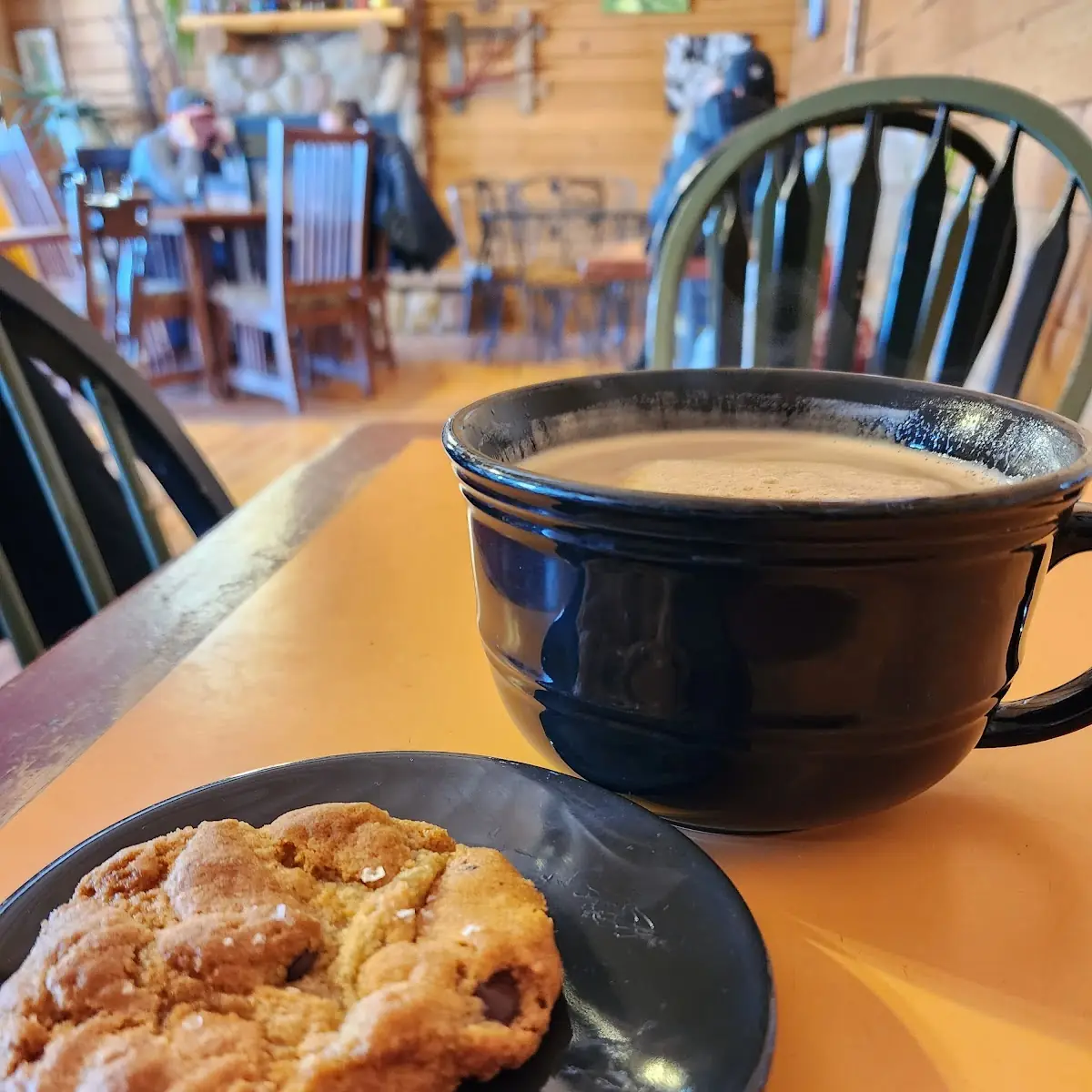 Chocolate Chip Cookie and Coffee
