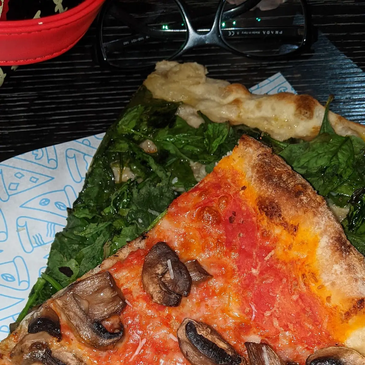 Mushroom Pizza Slice