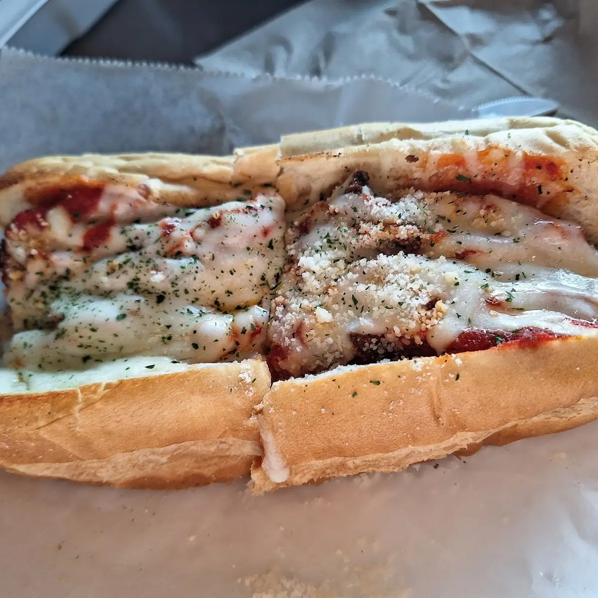 Eggplant Parm Sandwich