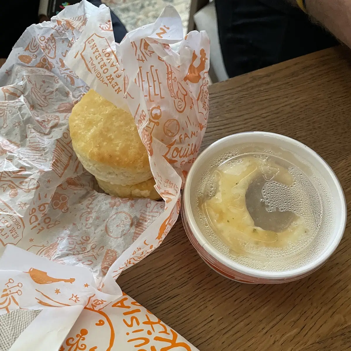 Mashed Potatoes and Biscuit