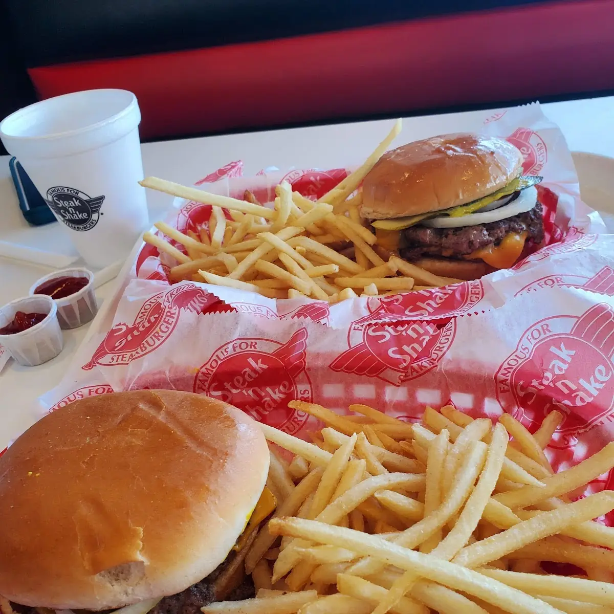 Double Cheeseburger with Fries