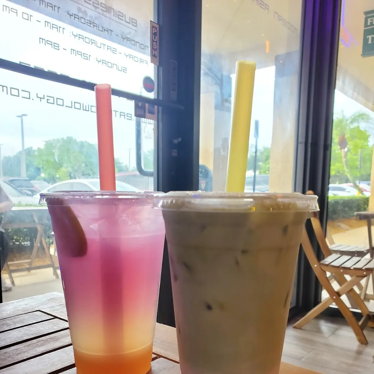 Strawberry Matcha Latte