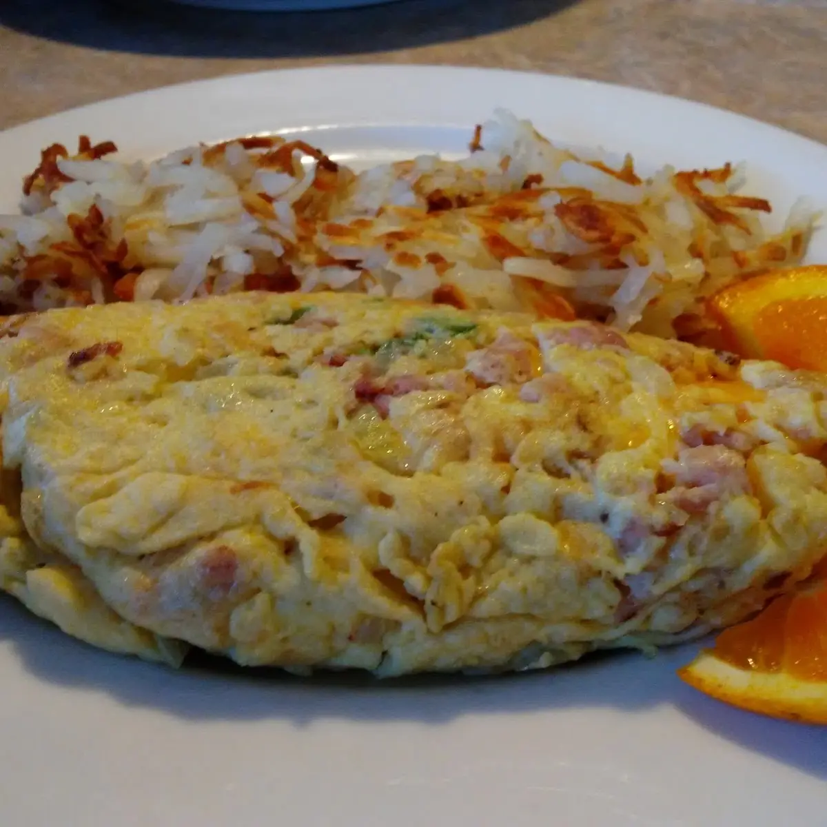 Denver Omelette with Hash Browns