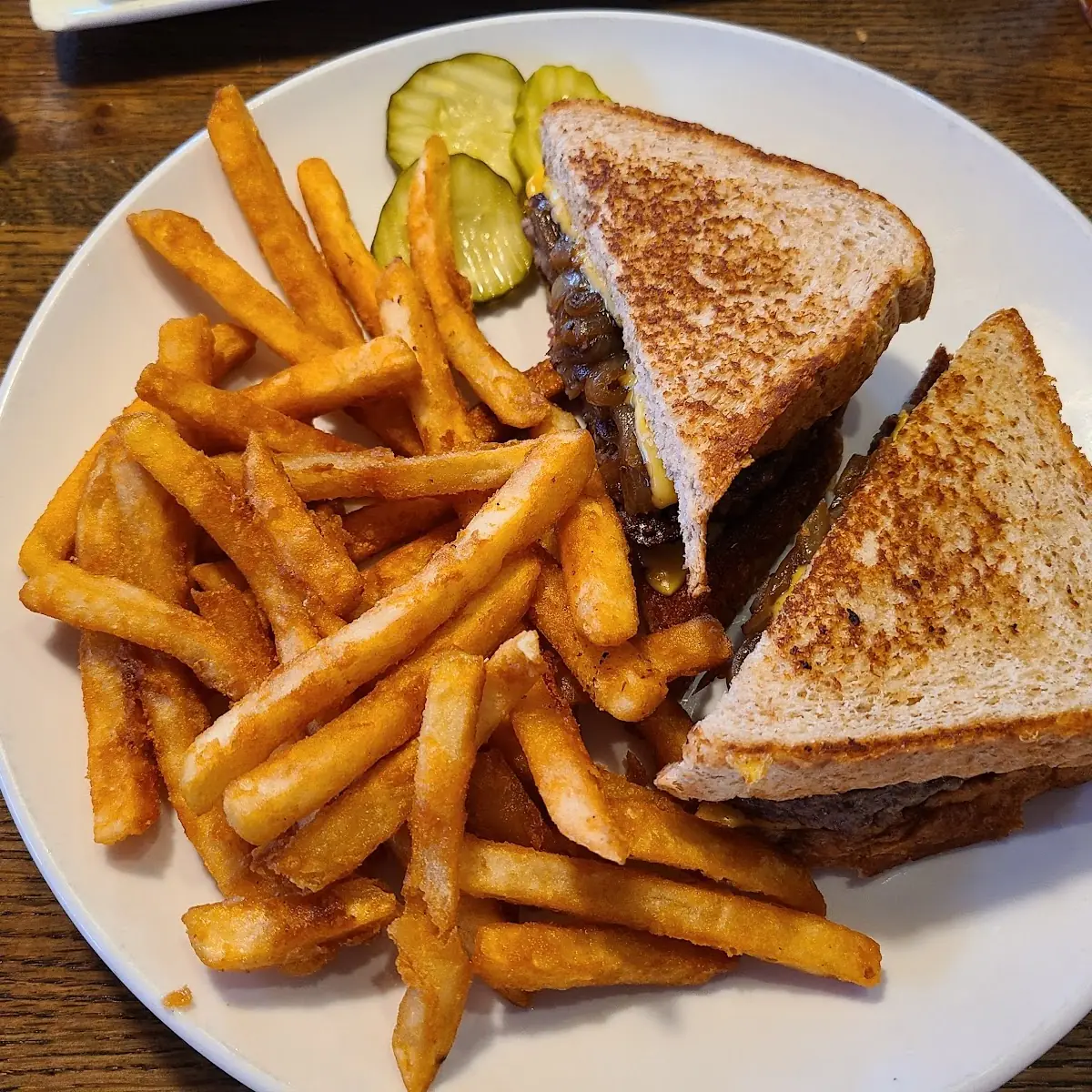 Patty Melt on Whole Wheat Per My Request