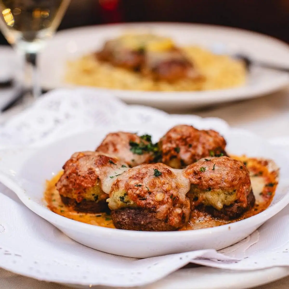 Home Made Meatballs with Pasta