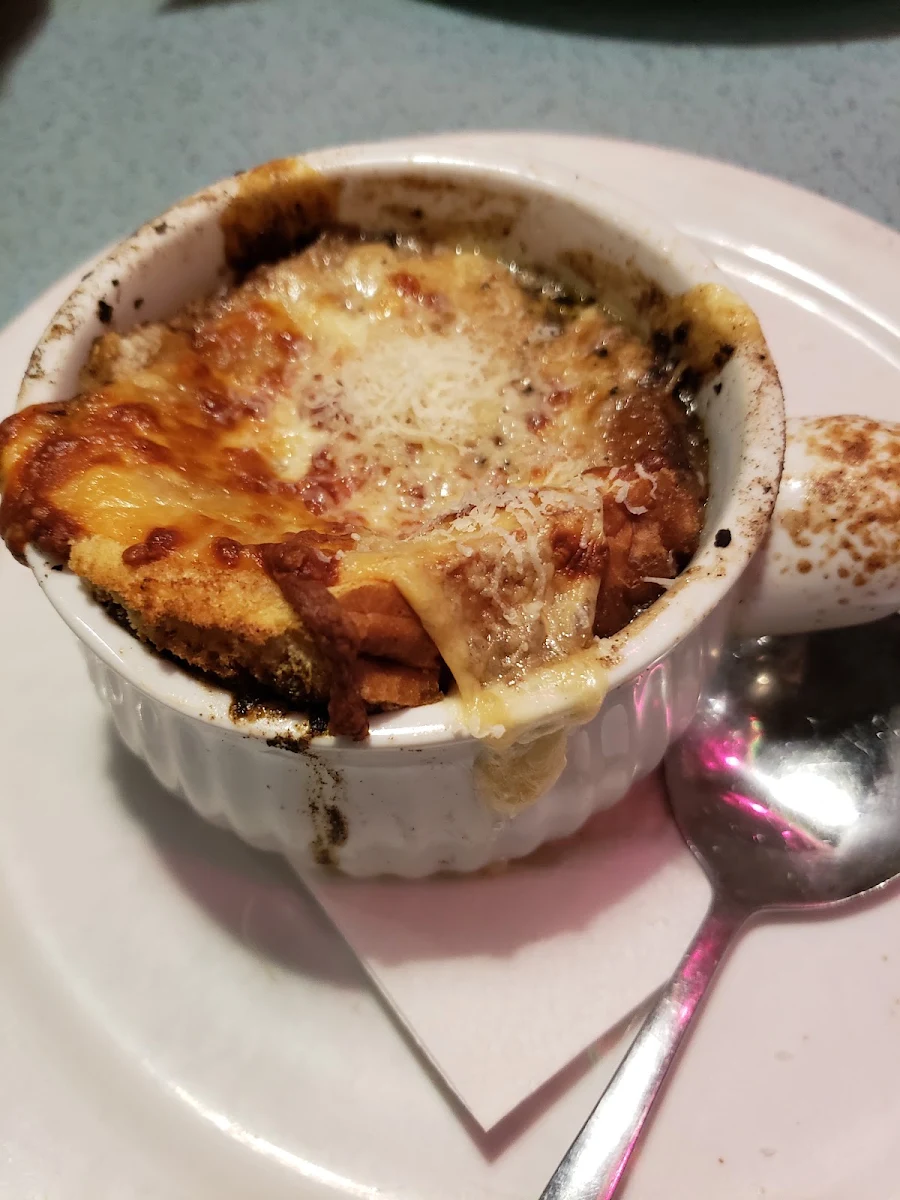 French Onion Soup, Melanie Pringles Restaurant