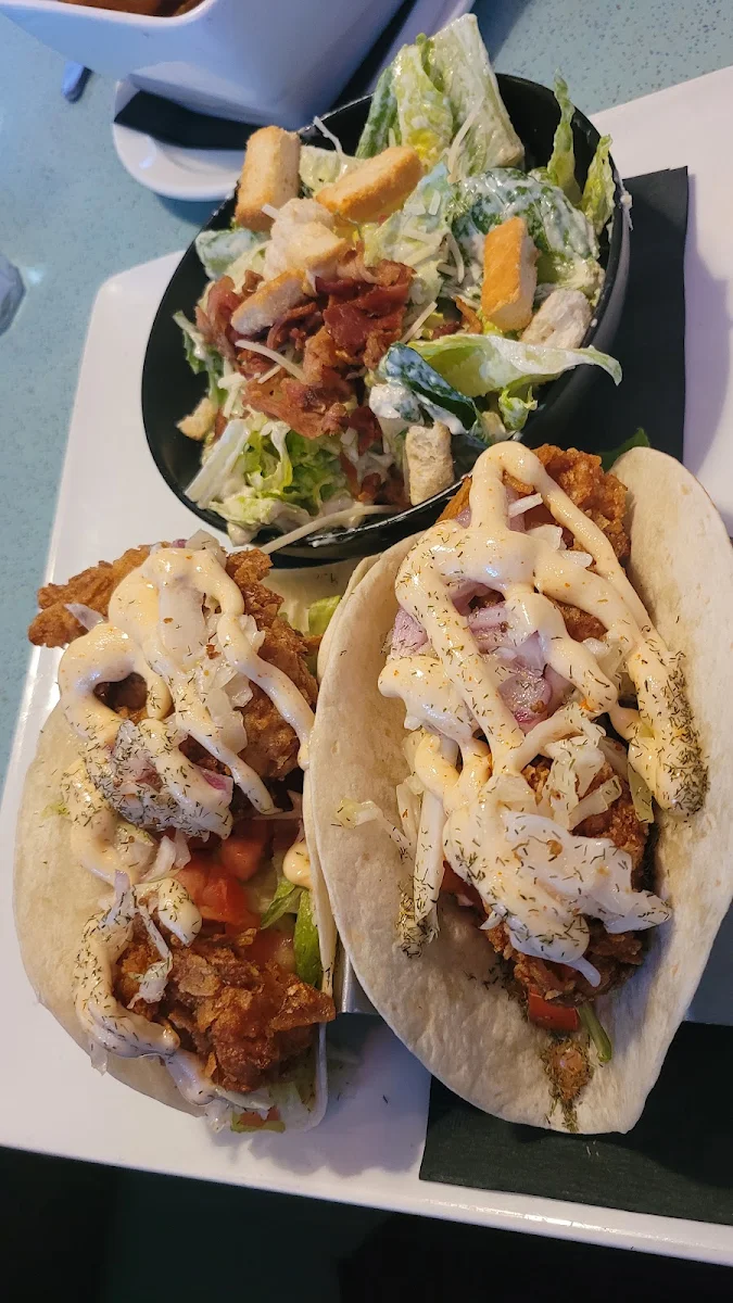 Shrimp Tacos, Melanie Pringles Restaurant