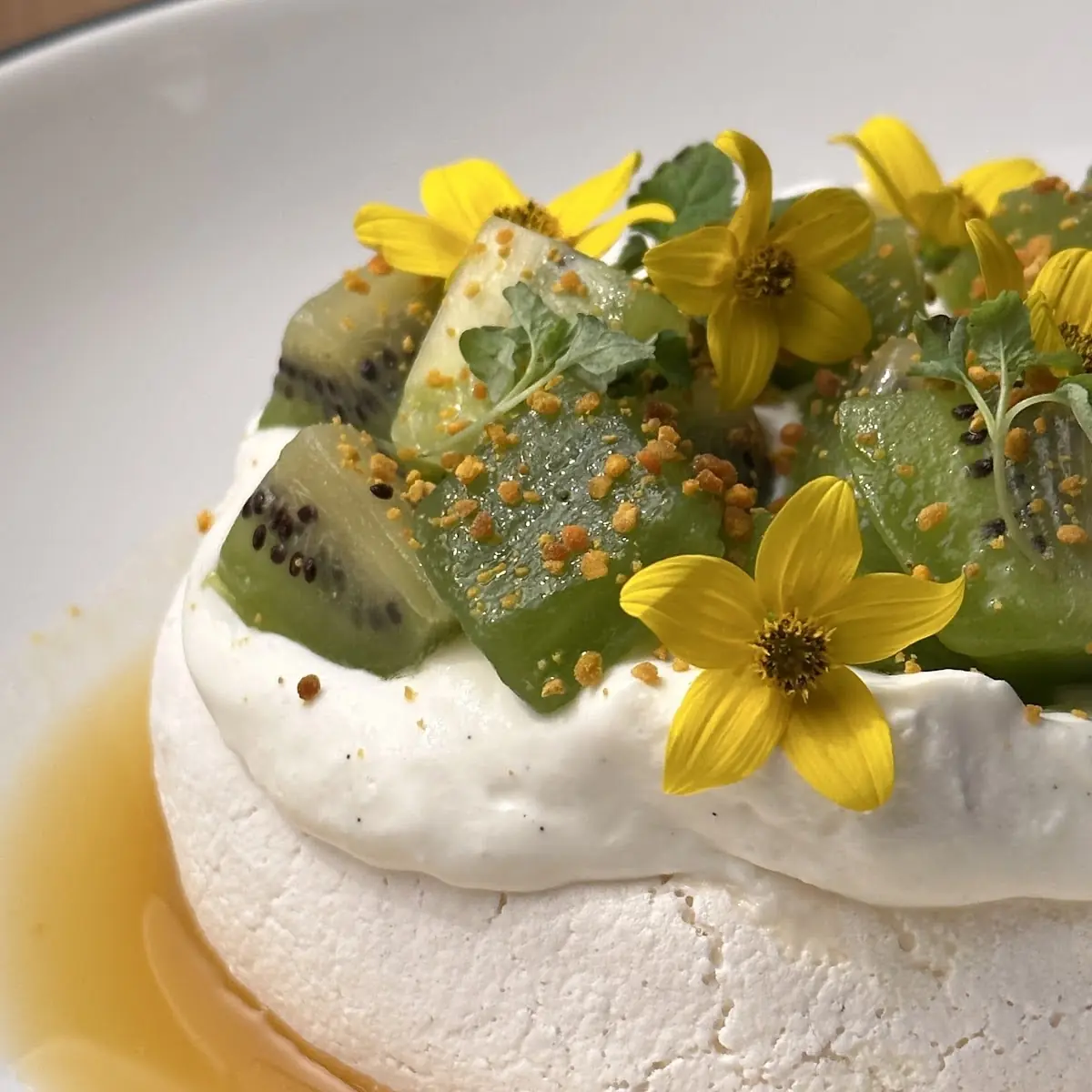 Coconut Key Lime Pavlova
