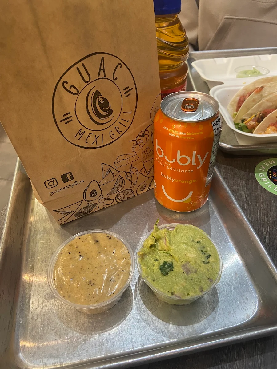 Queso Cheese, Guac Mexi Grill