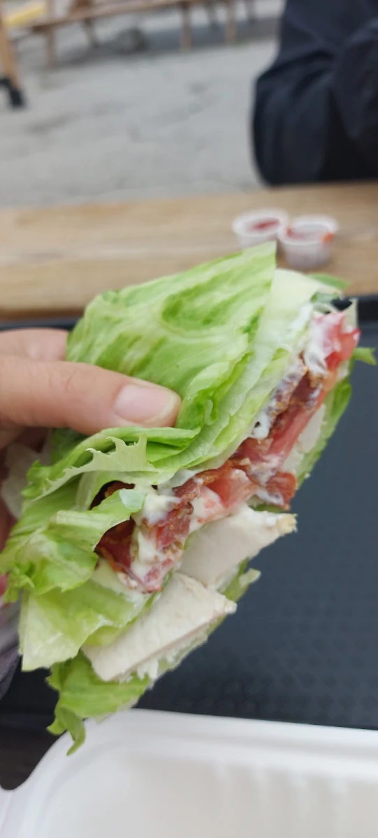 Lettuce Wrapped Club Sandwich