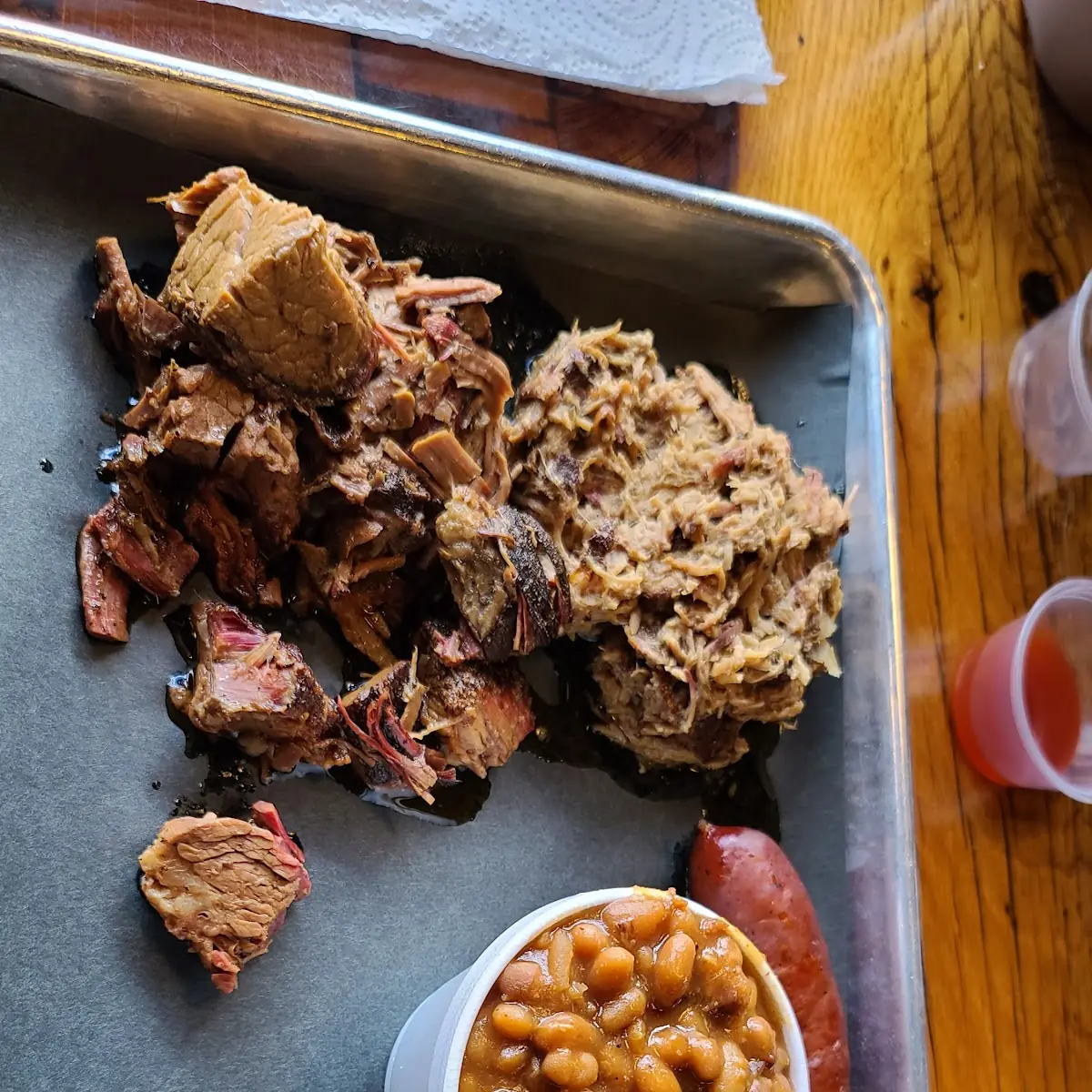 Coleslaw and Baked Beans