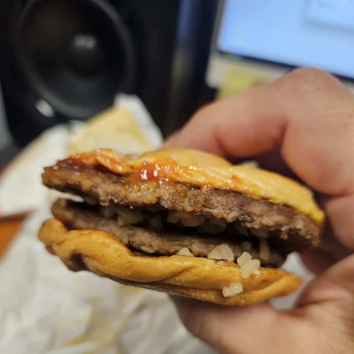 Double Sad Burger with Bruises