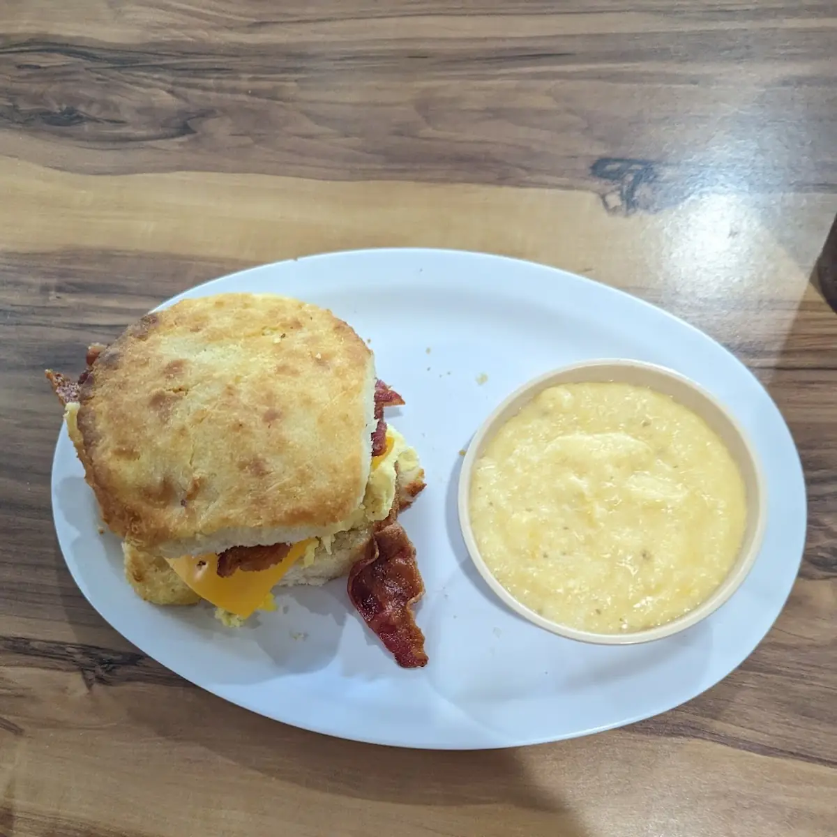 Bacon Egg and Cheese Biscuit