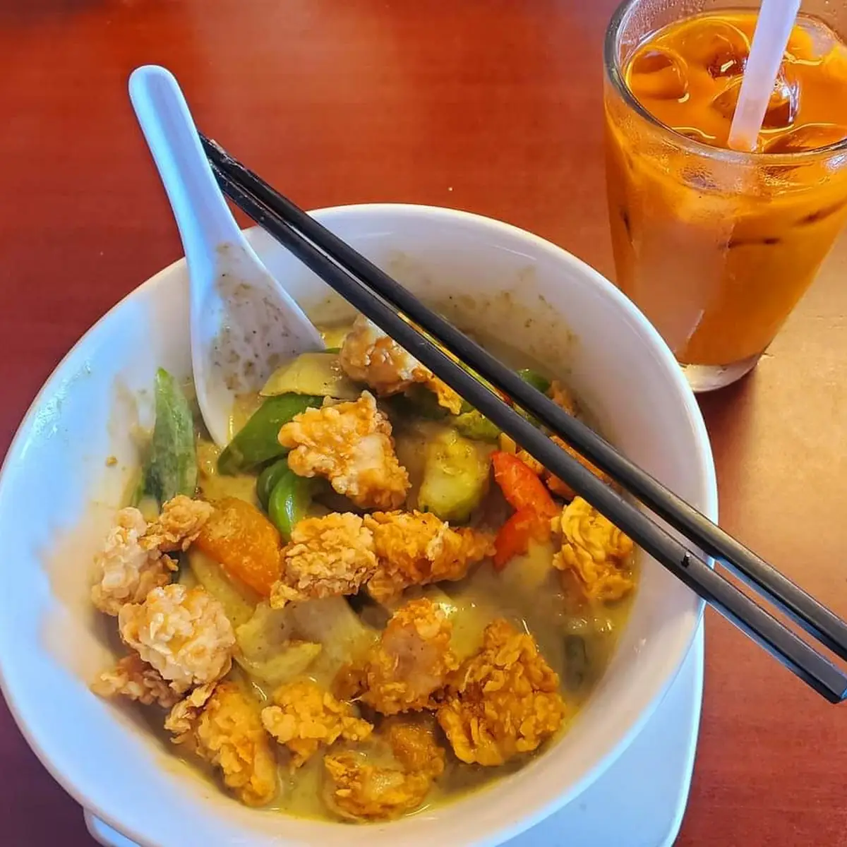 Green Curry Crispy Chicken