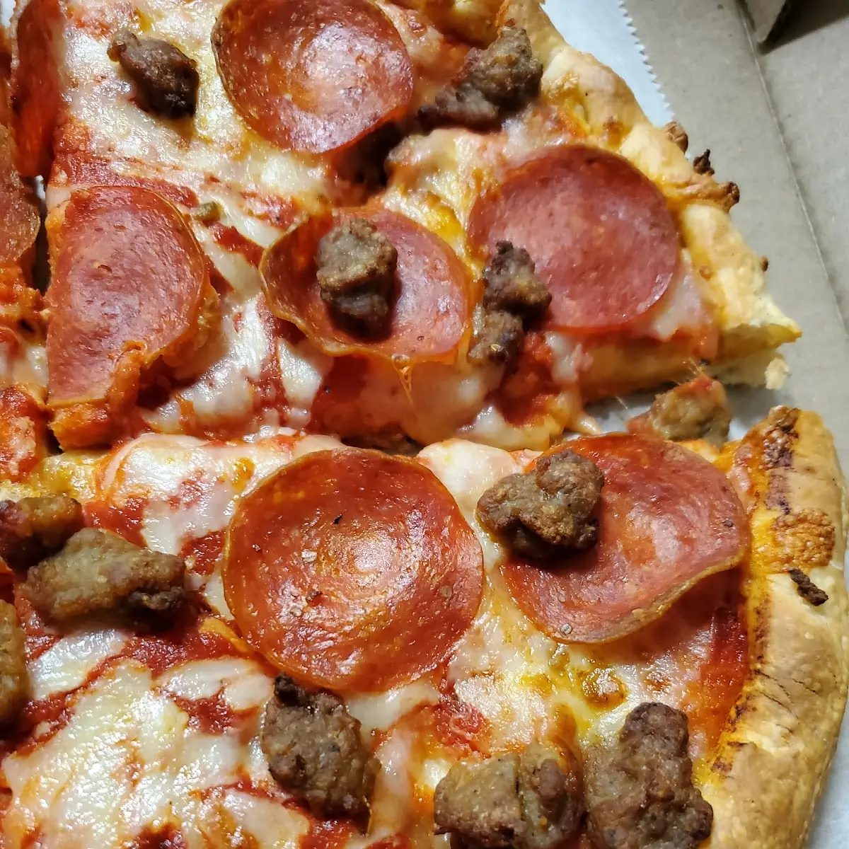 Pepperoni Sausage Pizza