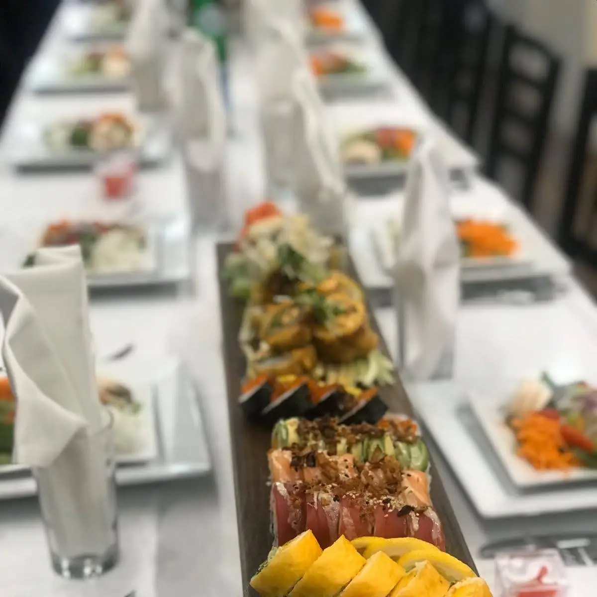 Assorted Sushi Party Room