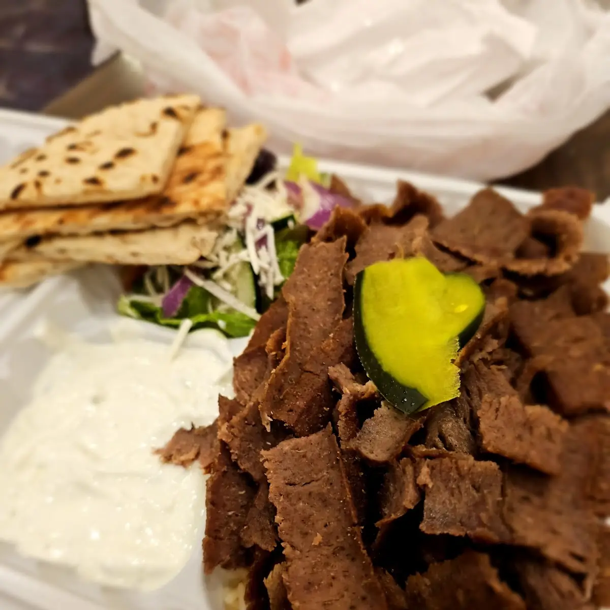 Lamb and Beef Gyro