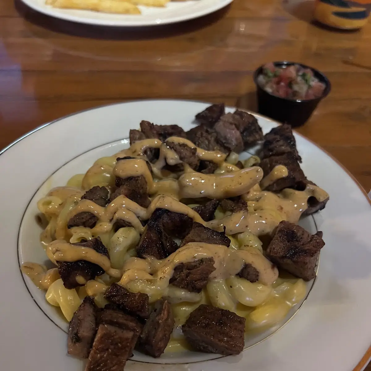 Steak Tip Mac & Cheese