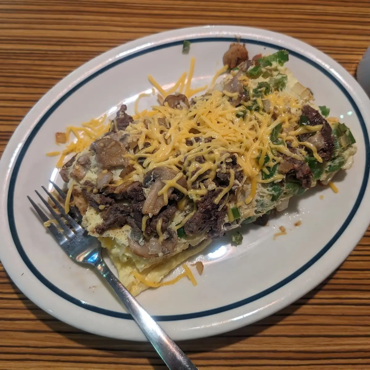 Cheese Steak Omelet