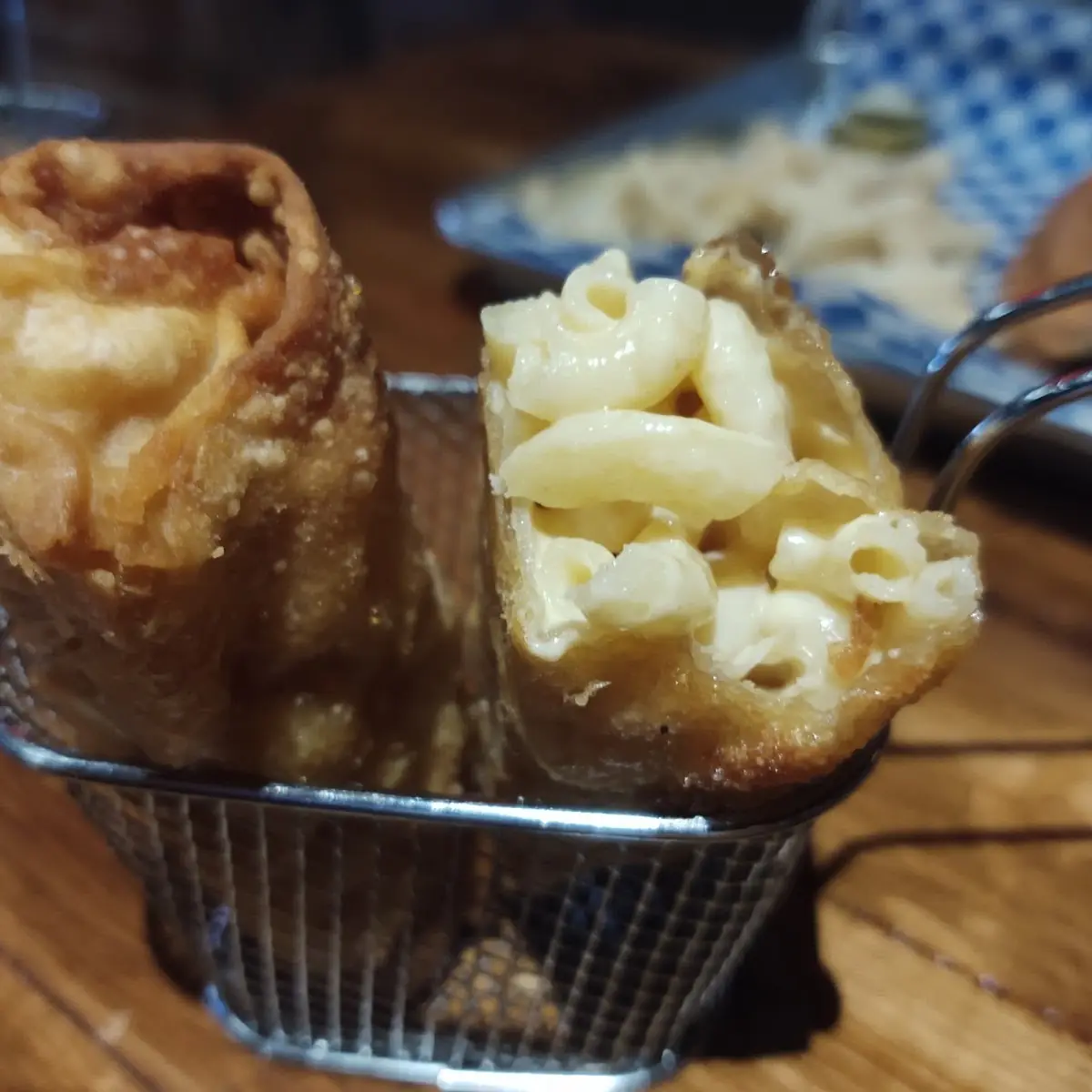 Mac and Cheese Egg Rolls