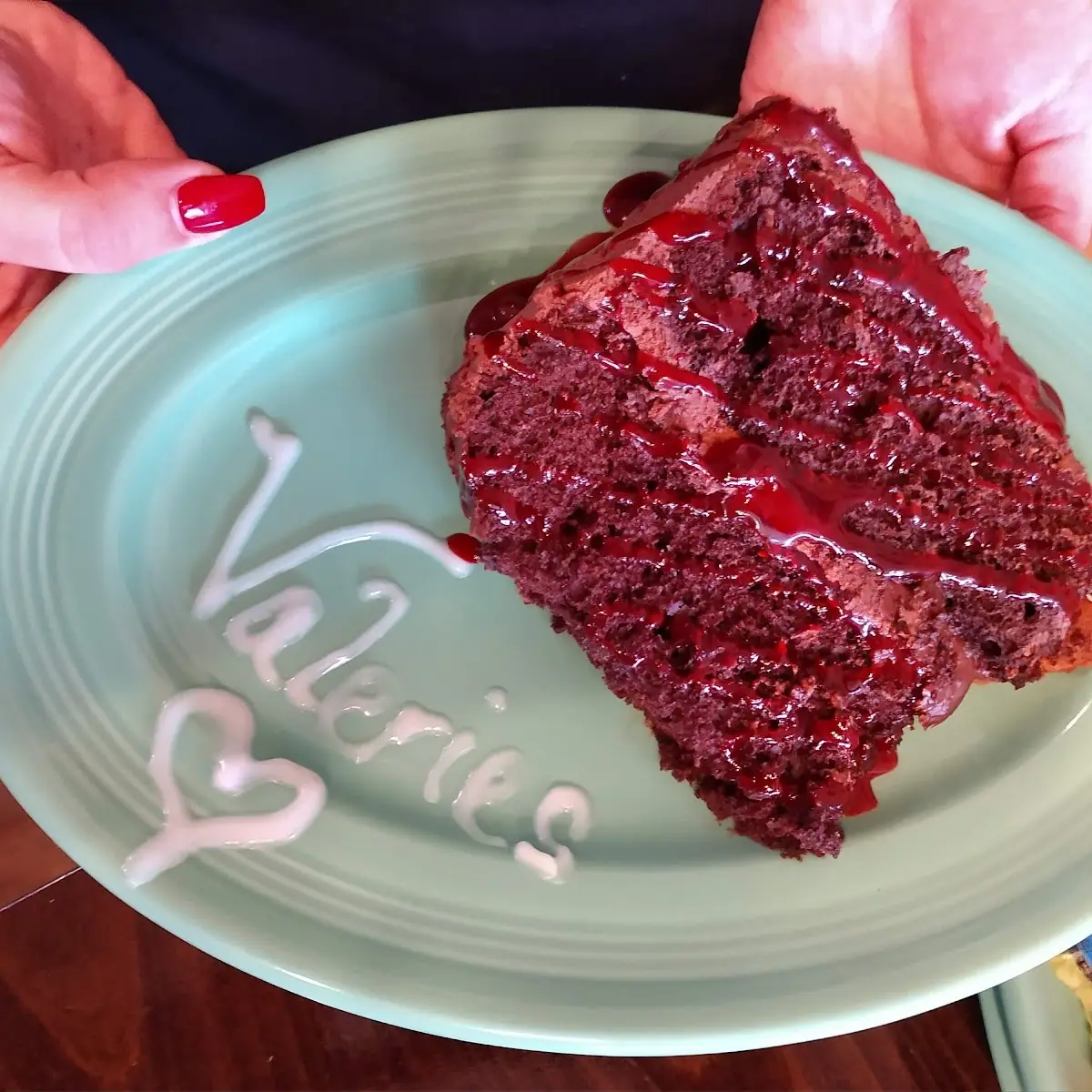 Chocolate Raspberry Baileys Cake