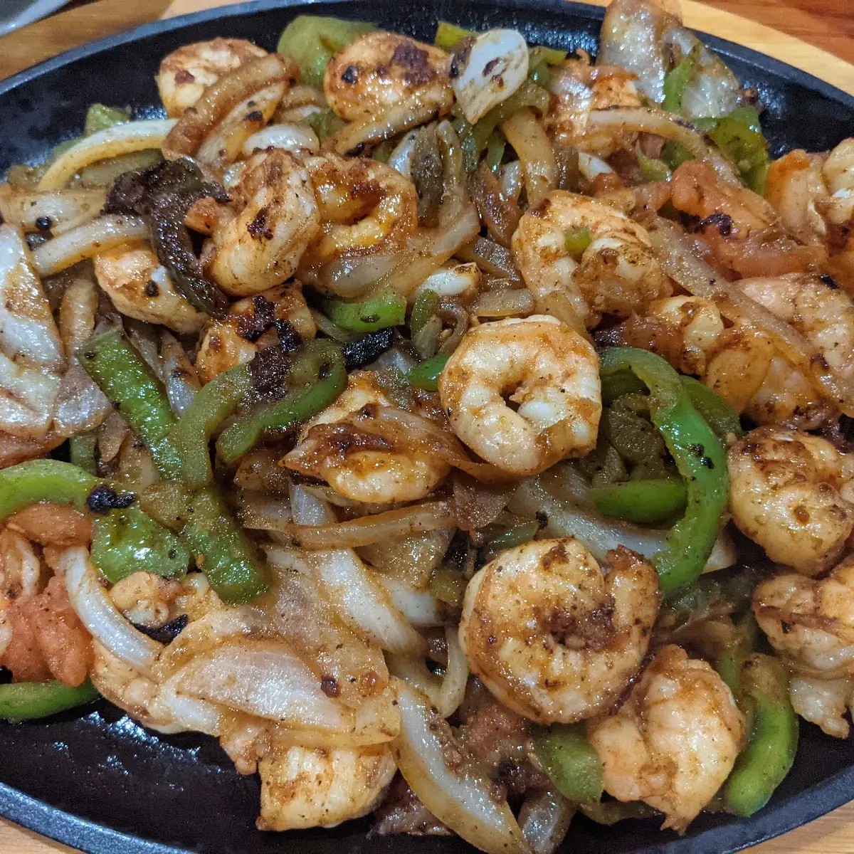 Shrimp Fajitas for Two