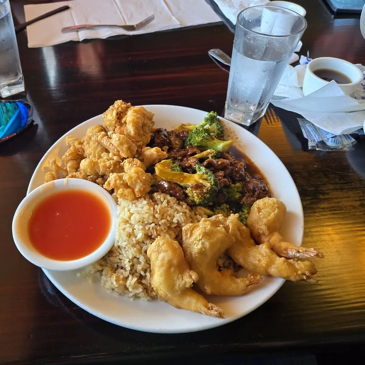 Pork Fried Rice Fried Shrimp