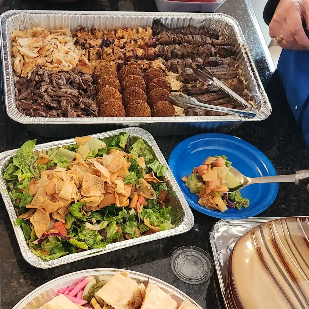 Middle Eastern Shawarma Platter