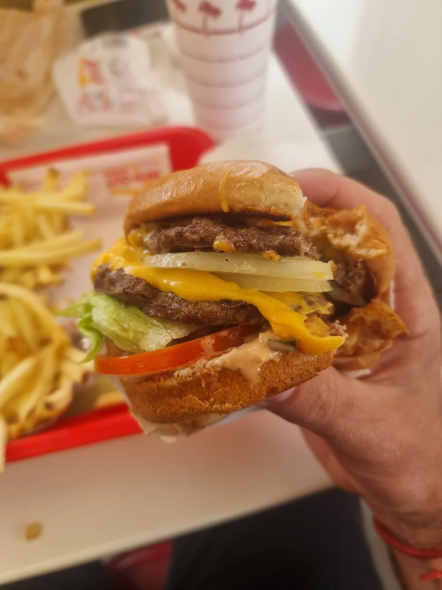 Double Double Cheeseburger Combo Fried Rice