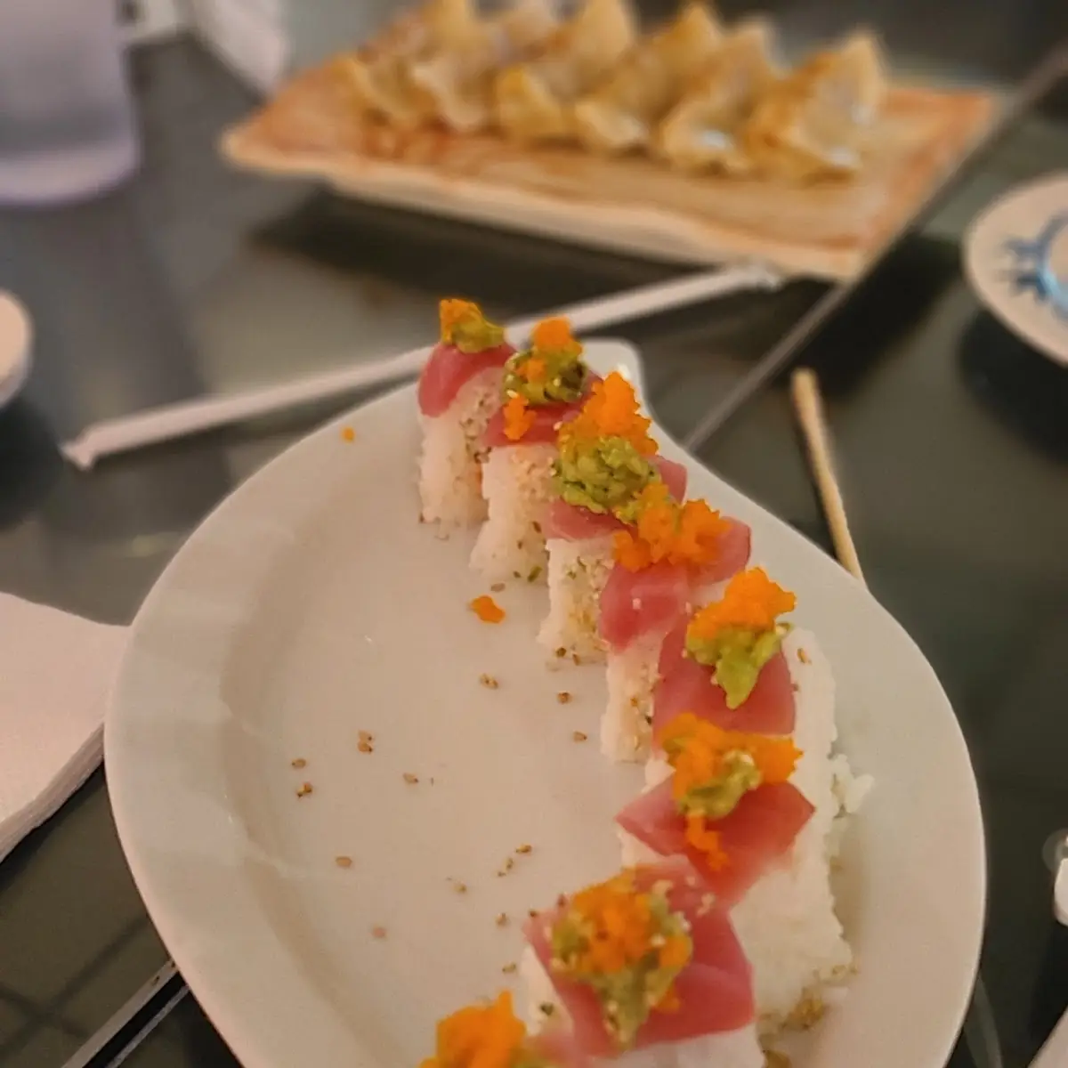 Hawaiian Roll with Soy Paper