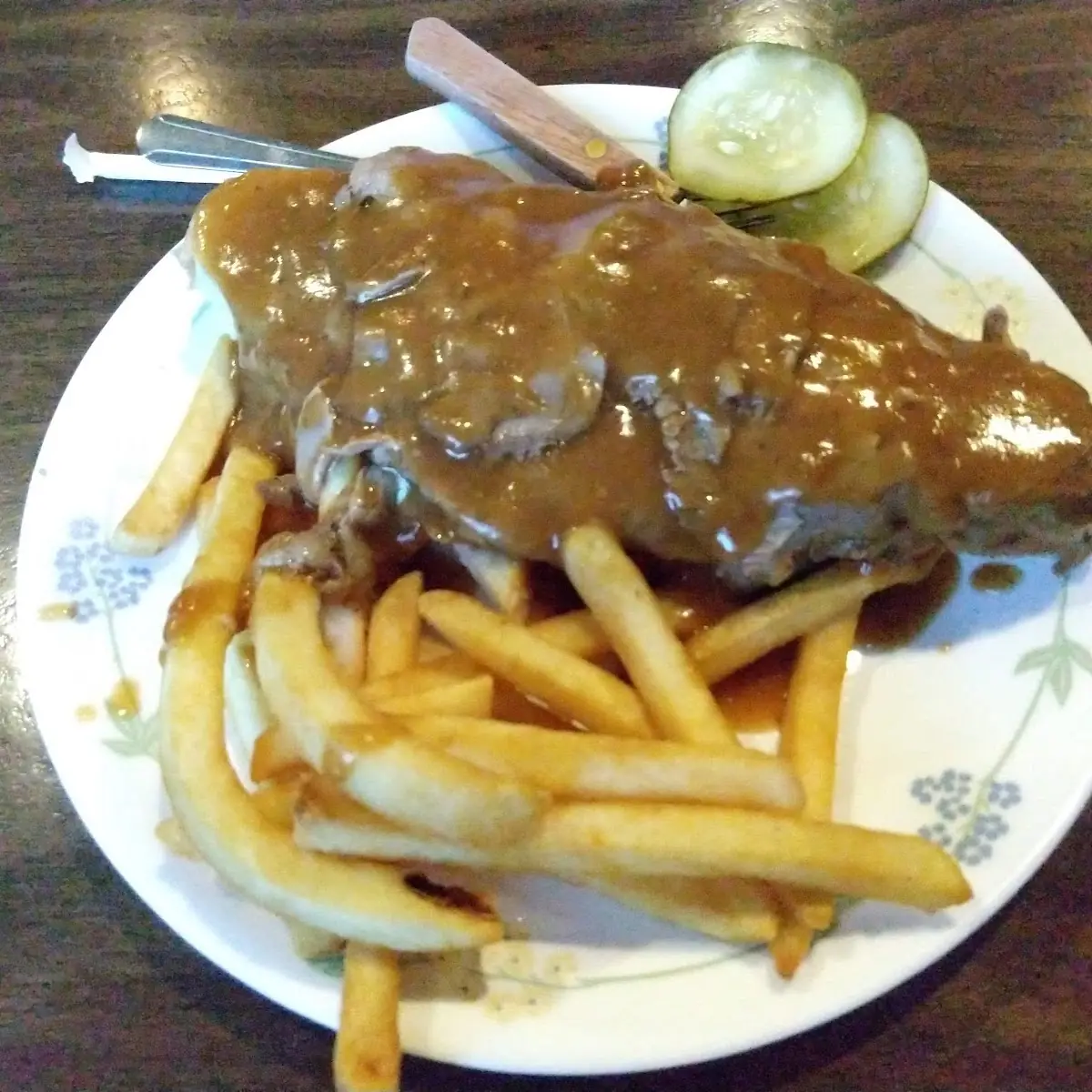 Open Faced Roast Beef Sandwich Platter