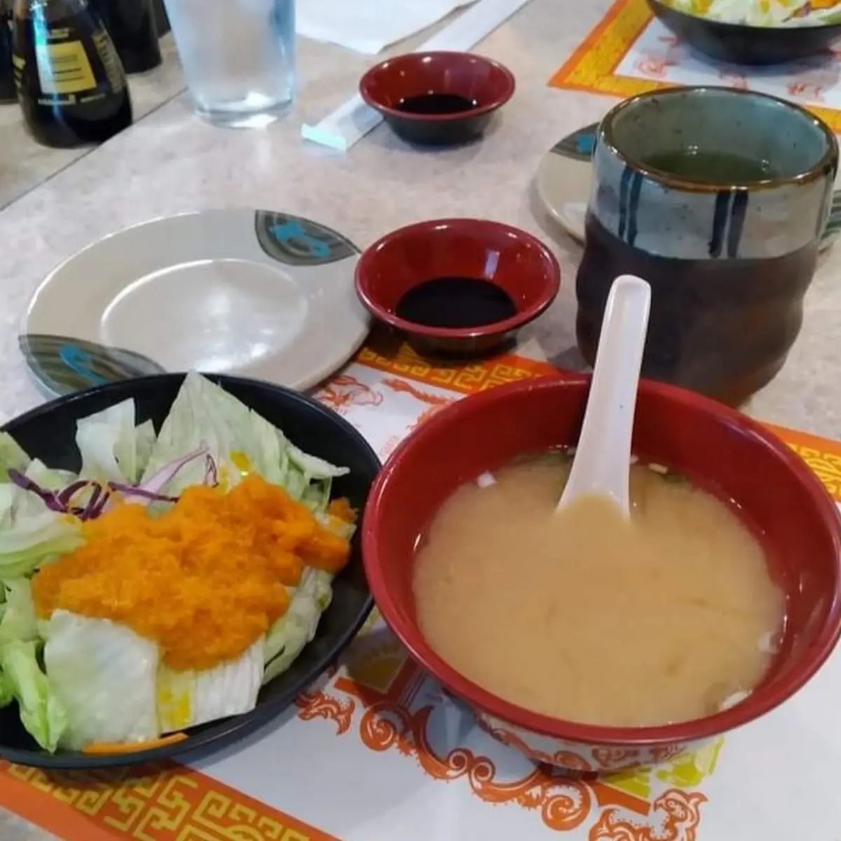 Ginger Salad Miso Soup