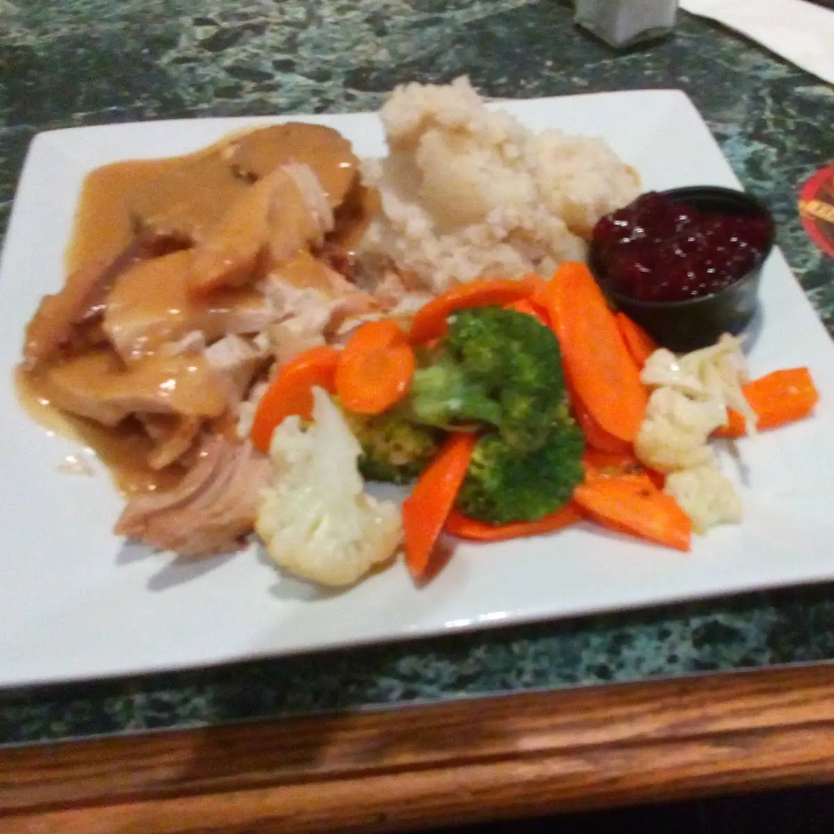 Turkey Dinner with Gravy