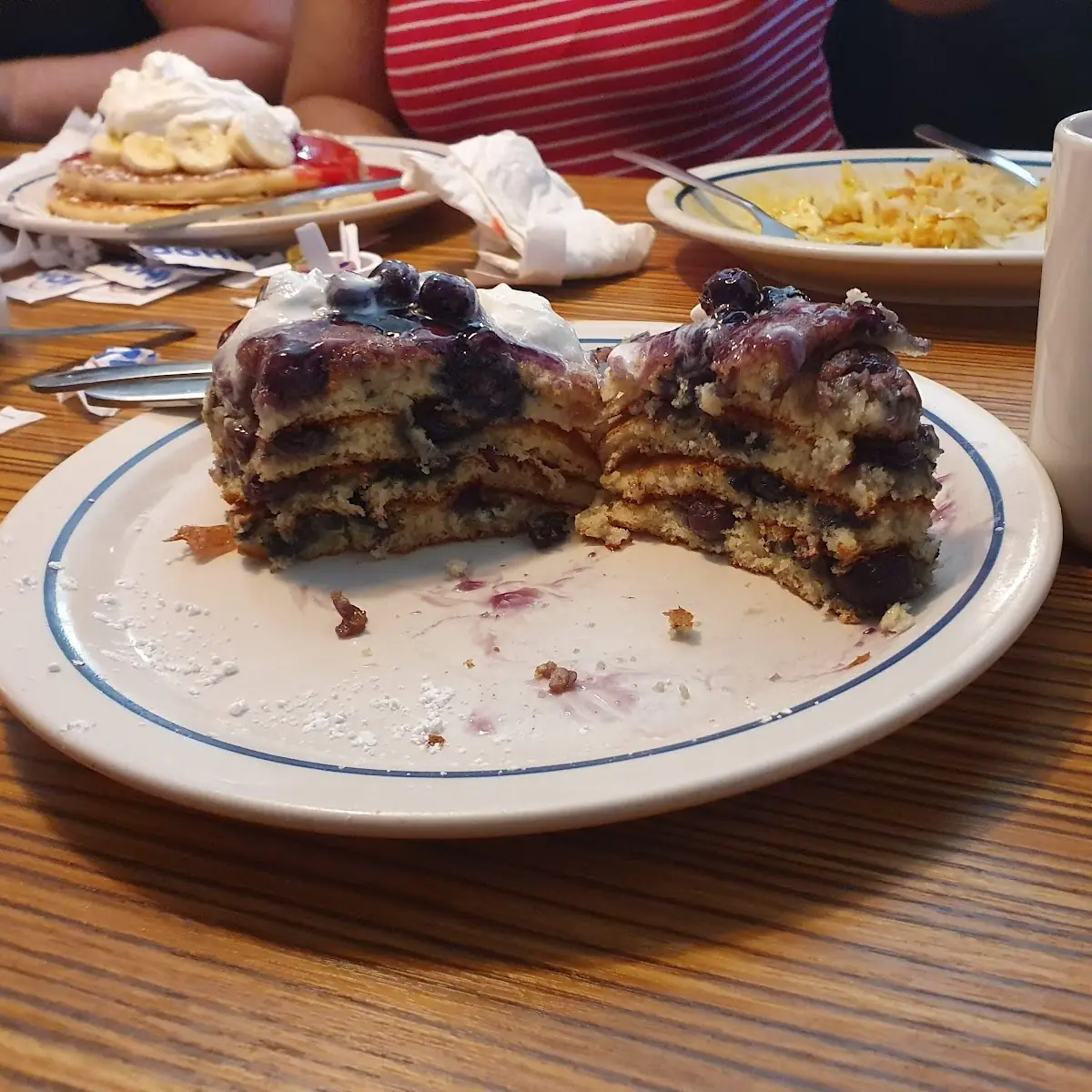 Double Blueberry Pancakes