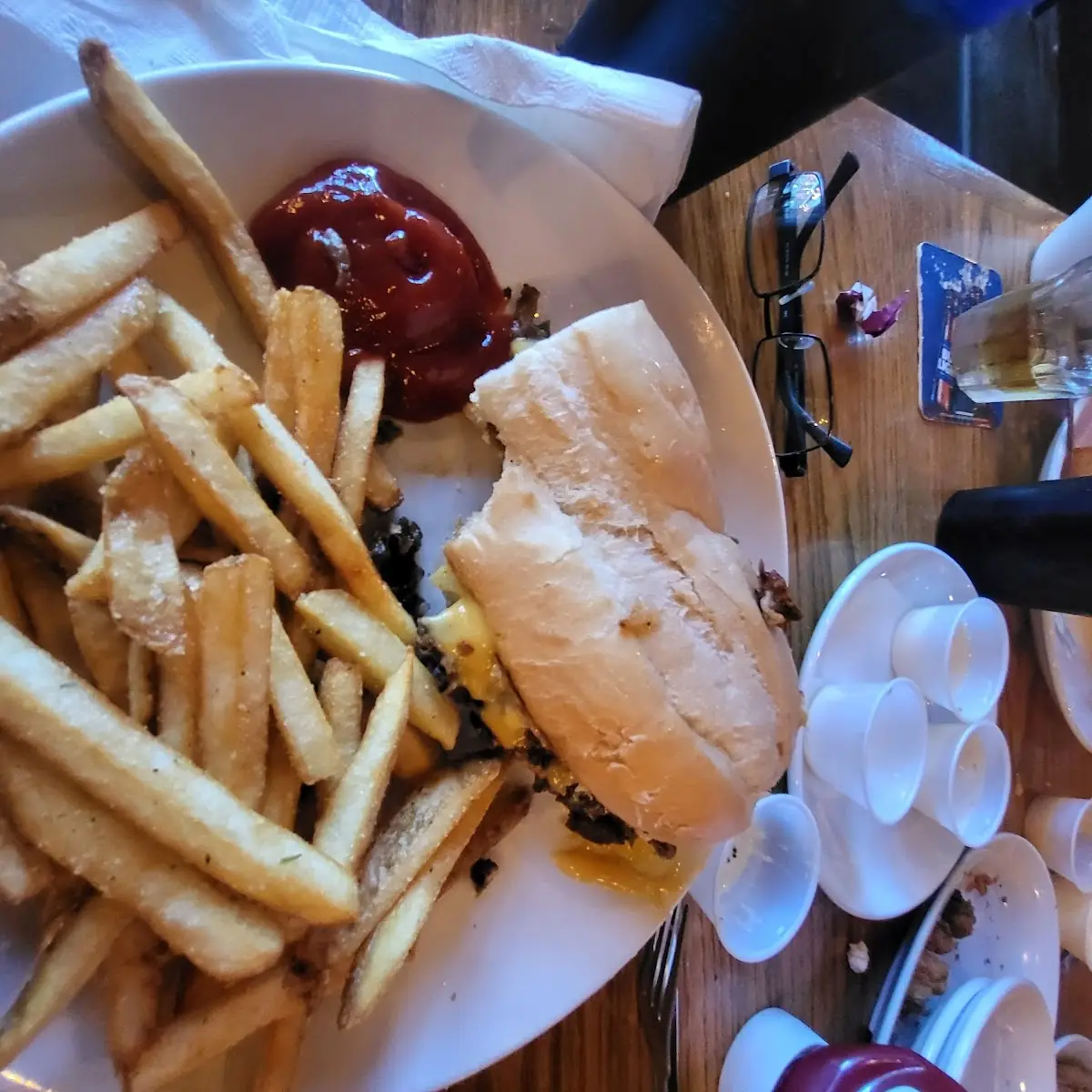 Beer Cheese and Beef Philly Cheesesteak