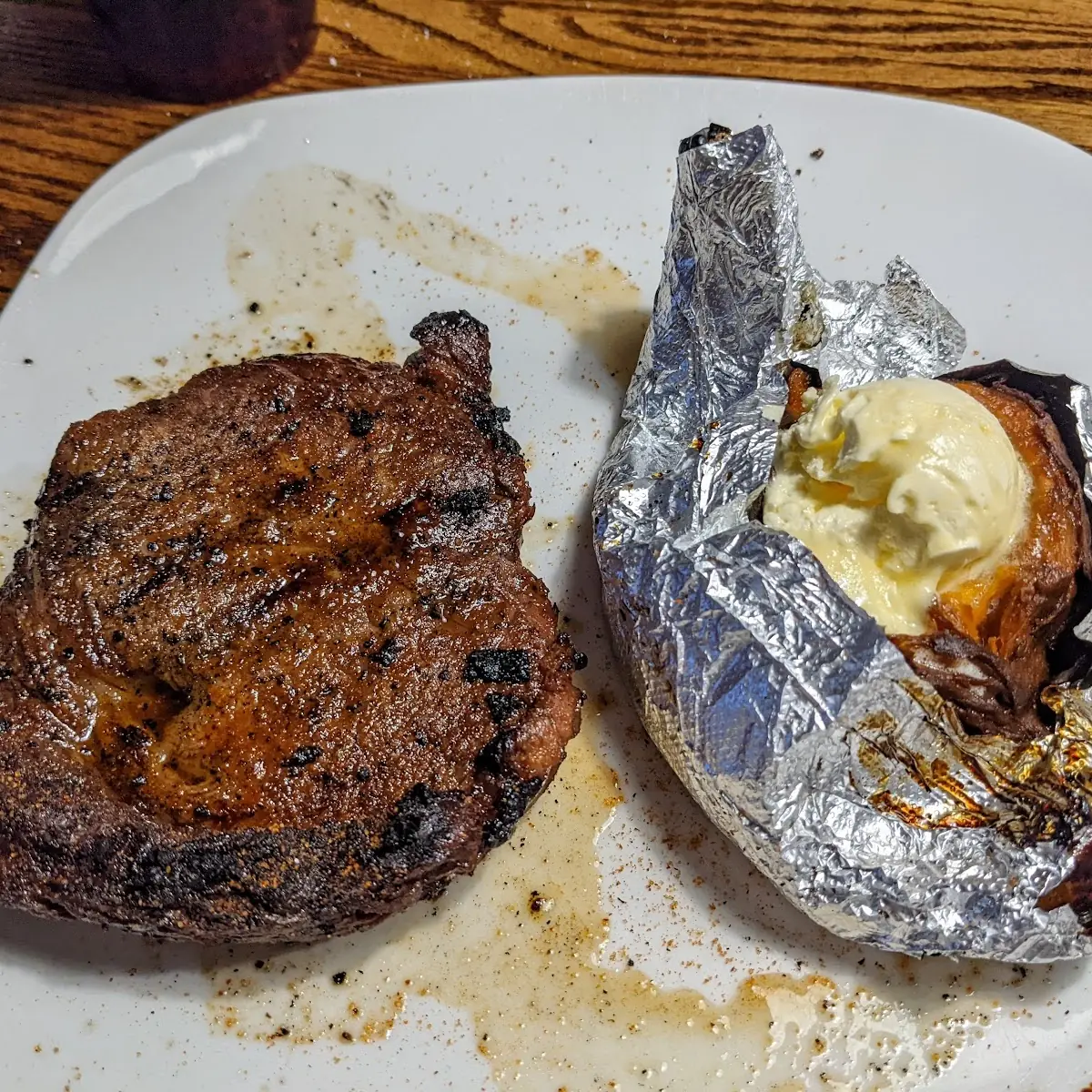 Ribeye with Sweet Potato