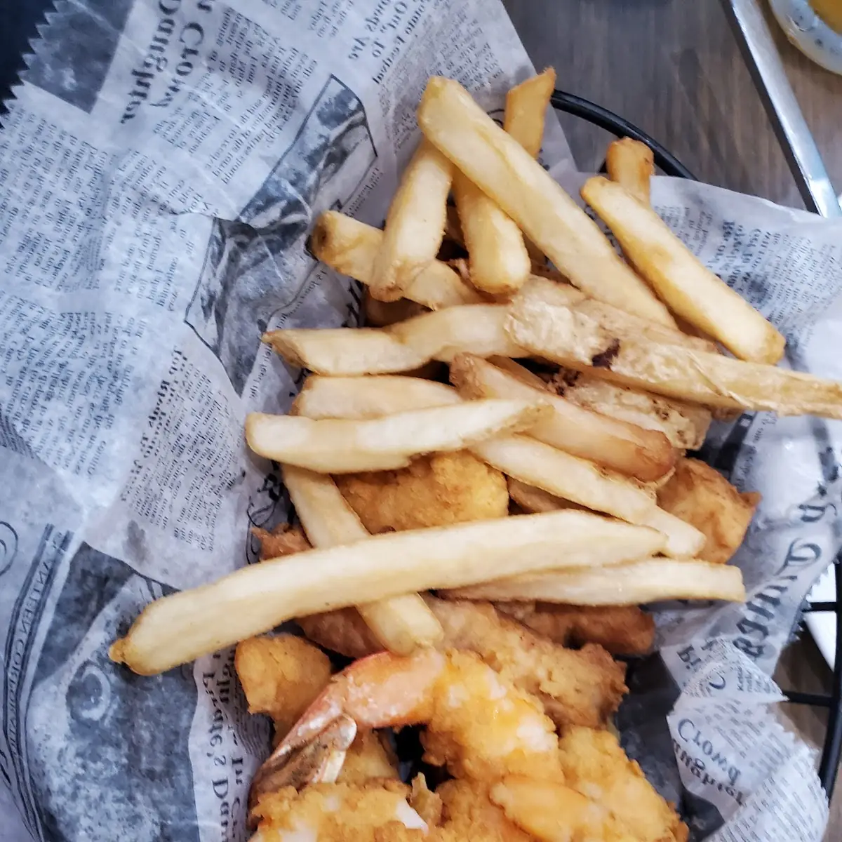 Fried Shrimp and Fries
