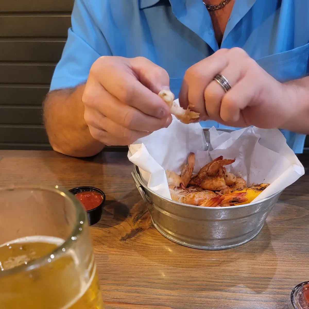 Steamed Shrimp