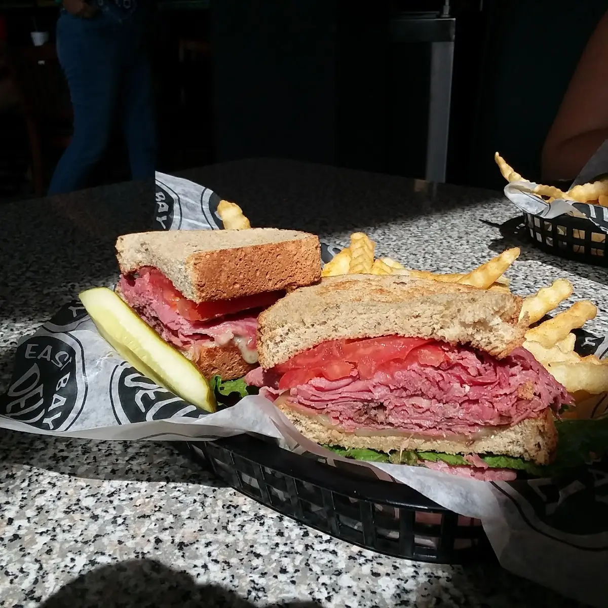 Hot Pastrami Sandwich