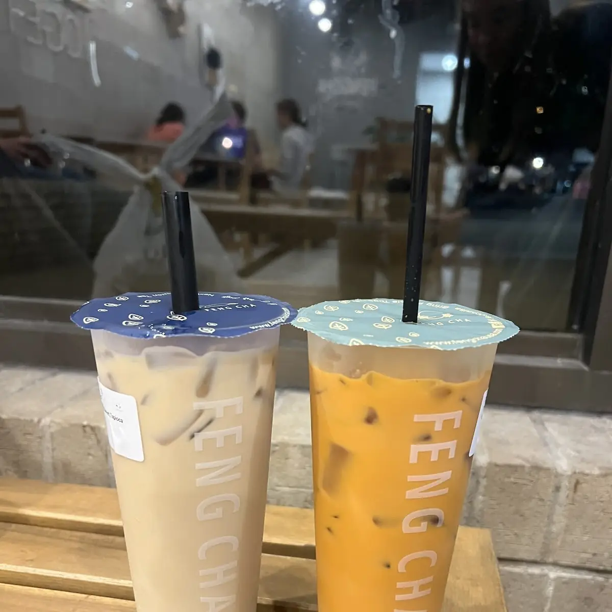 Black Tea Boba and Thai Iced Tea