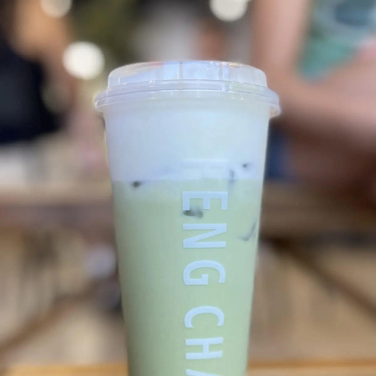 Matcha Milk Tea with Cheese Foam